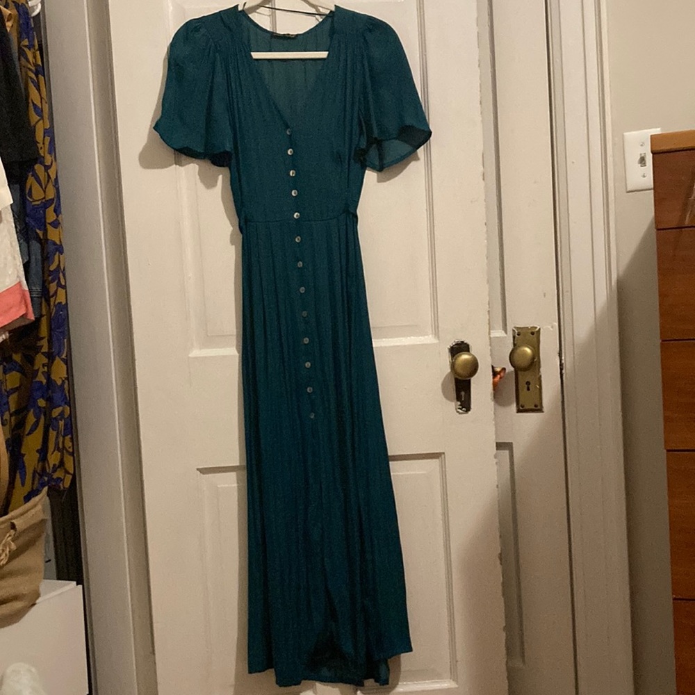 Oysho emerald green dress, size small - Spanish brand bought in Paris